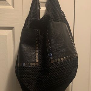 Black Studded Women's Bag